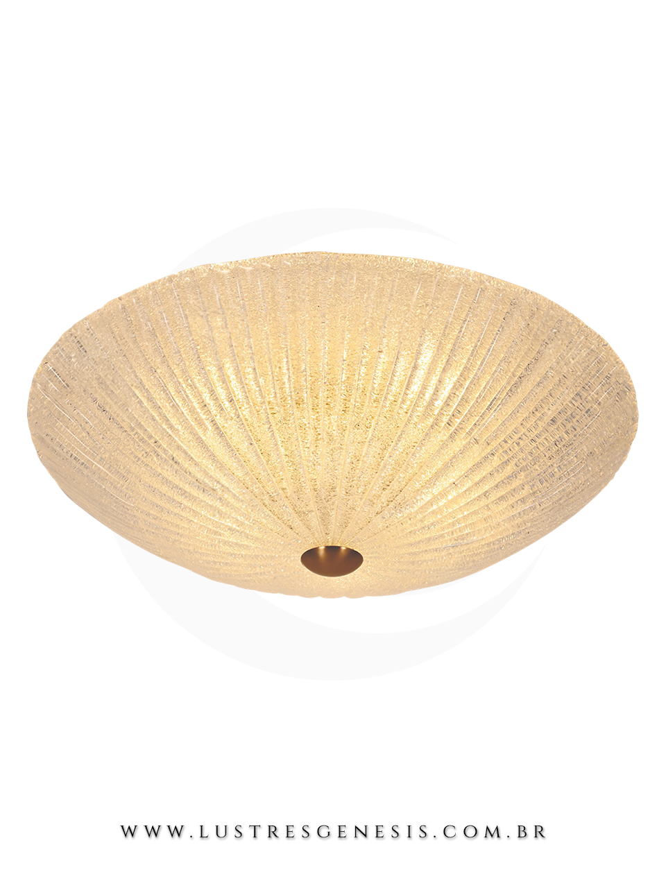 Luminaria Plafon Rústico DCX04066 Metal Bronze Ø60cm G9x8, Sala de Jantar, Quartos, Cozinha, Banheiro, Mesa Area Gourmet